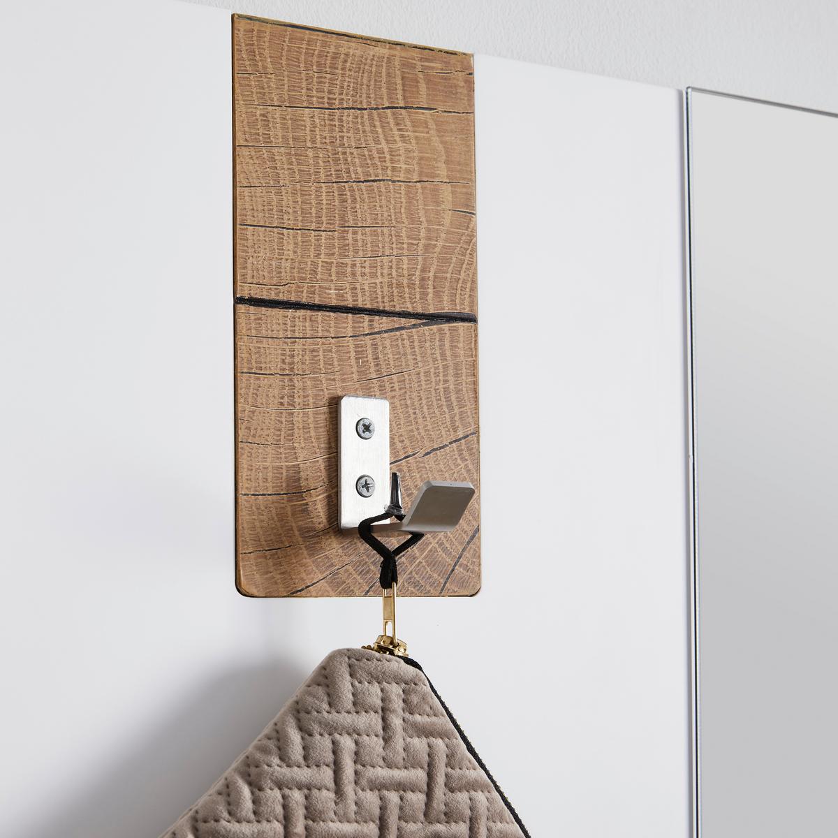 LUSTRO CARA - kolor dębowy/biały, Modern, szkło (90/62/15cm) - Bessagi Home
