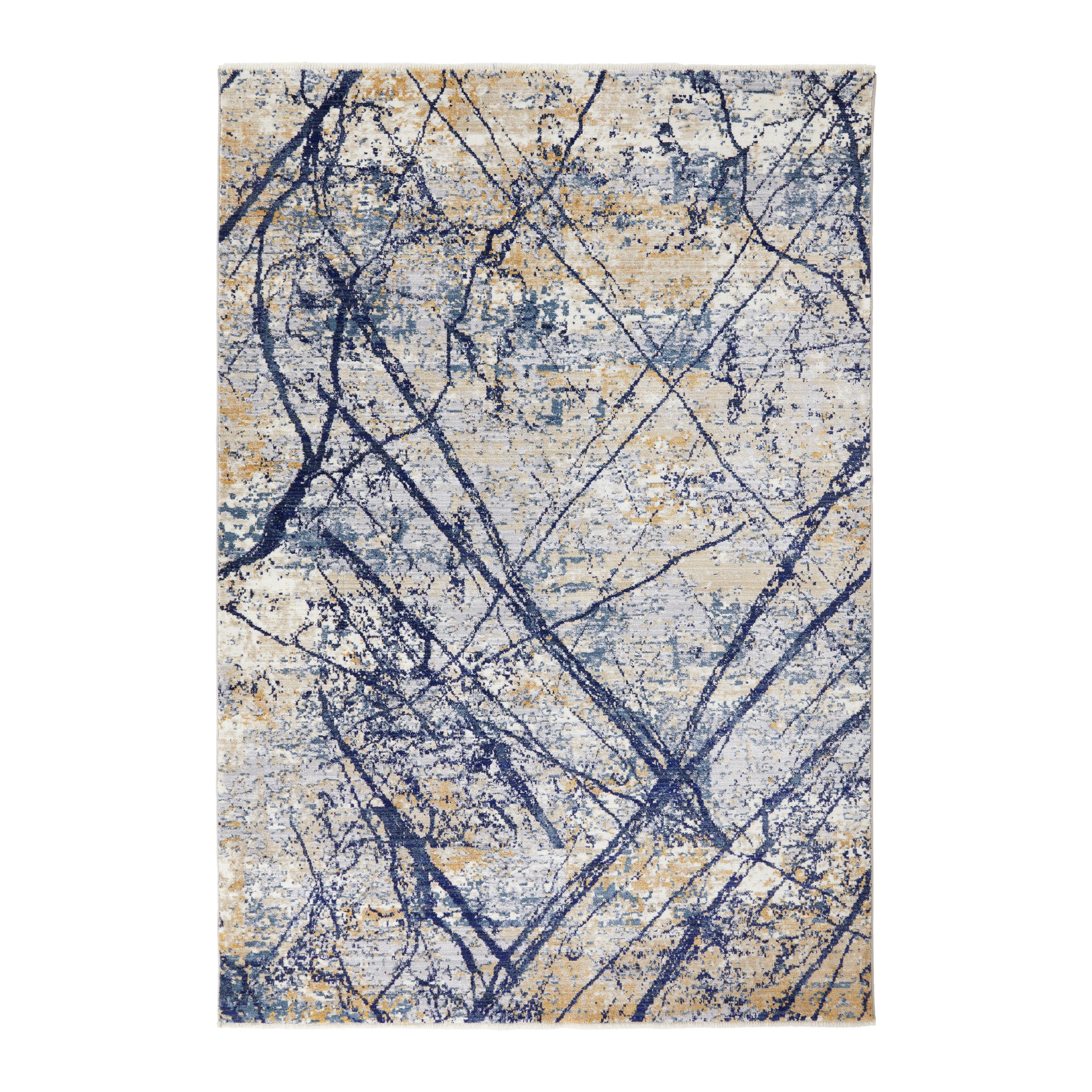Szőtt Szőnyeg Kb.120x170cm Urbano 3 - világosszürke/arany, Modern, textil (120/170cm) - Bessagi Home