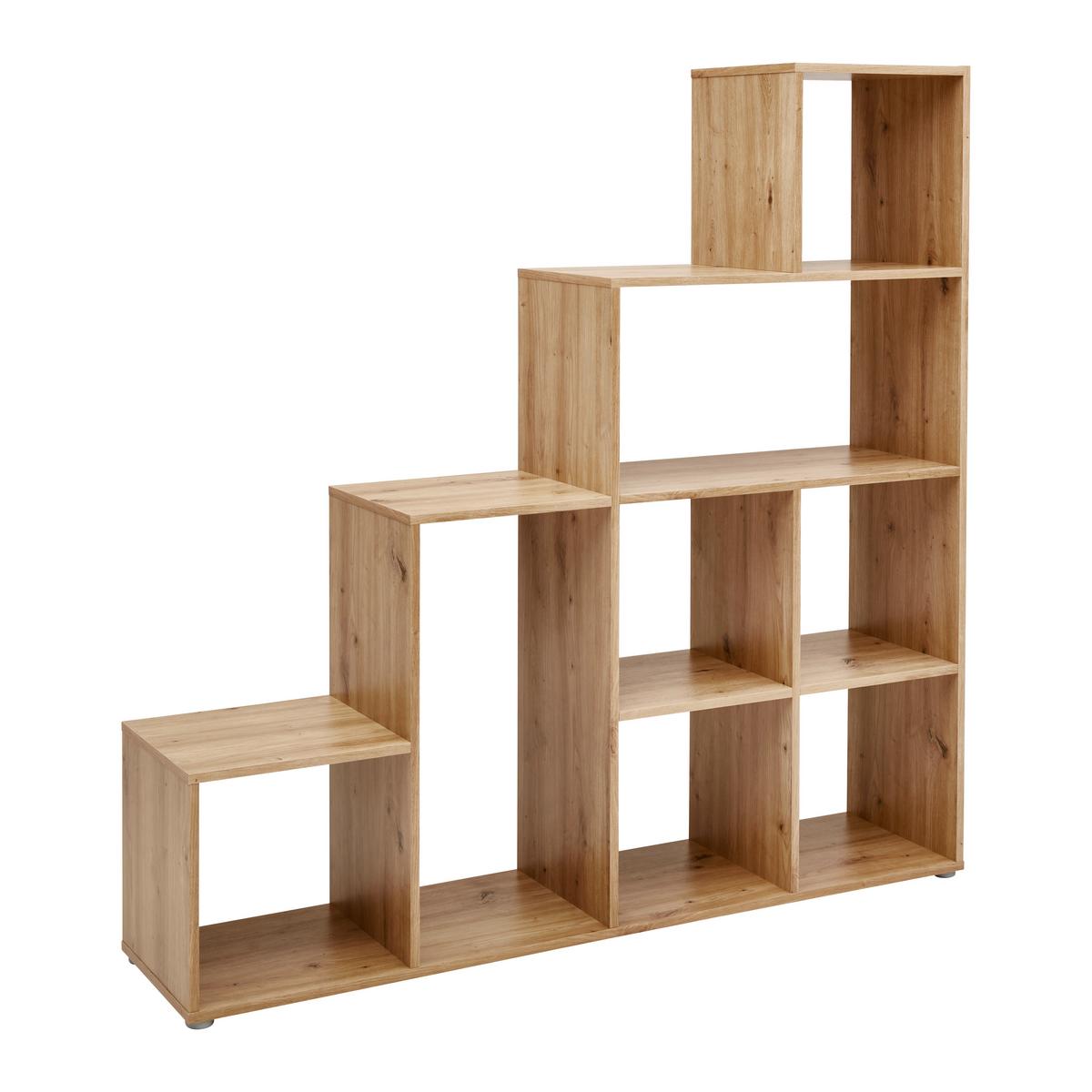 Regal Cassa 2 Eichefarben - Eichefarben, Konventionell, Holzwerkstoff (148/150/35cm) - Mömax
