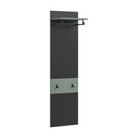 Garderobenpaneel CANU Basalt Grau - Design, Holzwerkstoff (45/165/29cm) - Livetastic