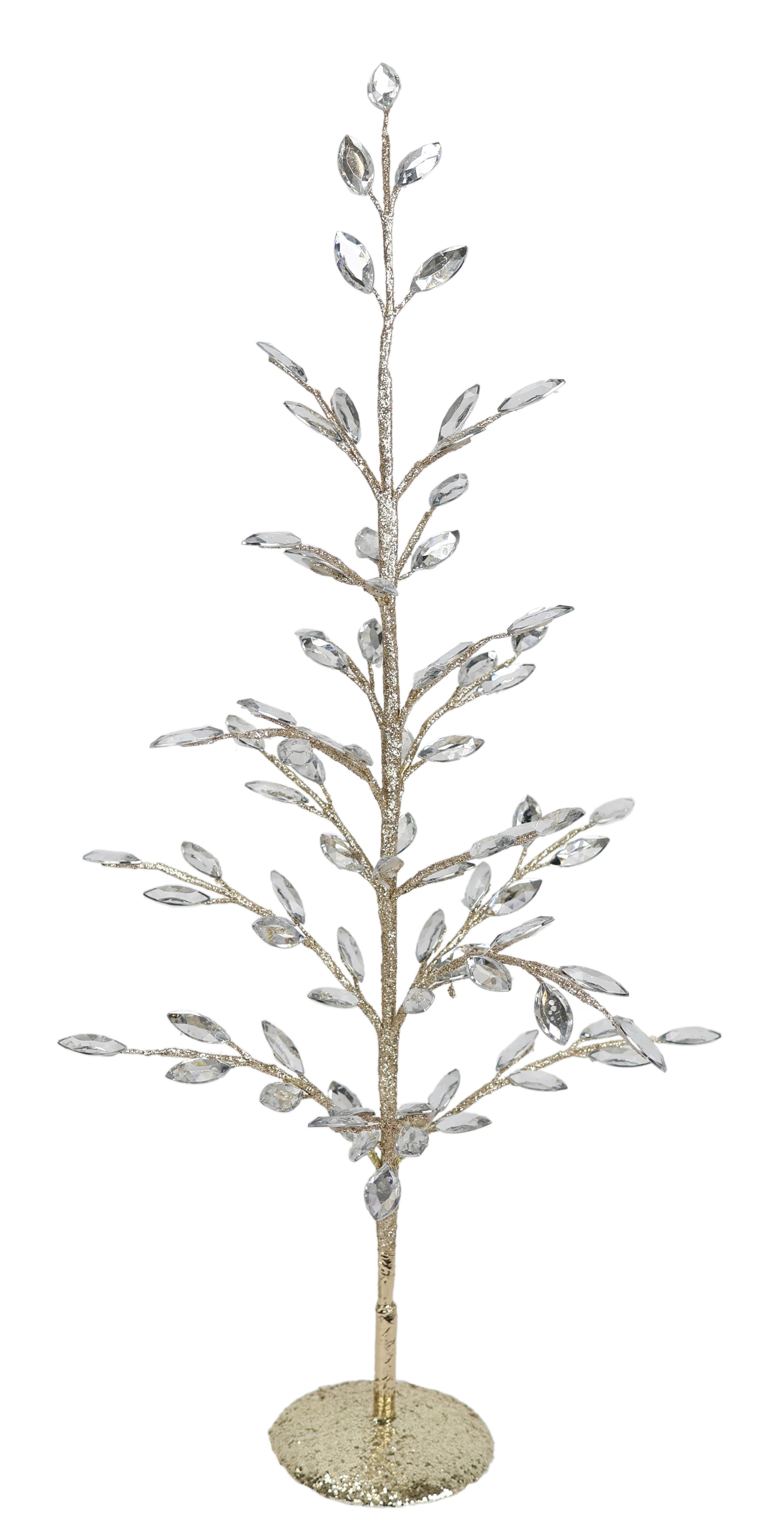 DRZEWO DEKORACYJNE ACRYL-DEKOBAUM / PALAZZO - szampanowy, Basics, tworzywo sztuczne (25/51cm)