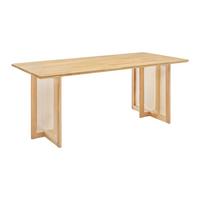 Esstisch Novara in Holz Esche massiv ca. 180x90x76 cm - Eschefarben, MODERN, Holz (180/90/76cm) - Bessagi Home