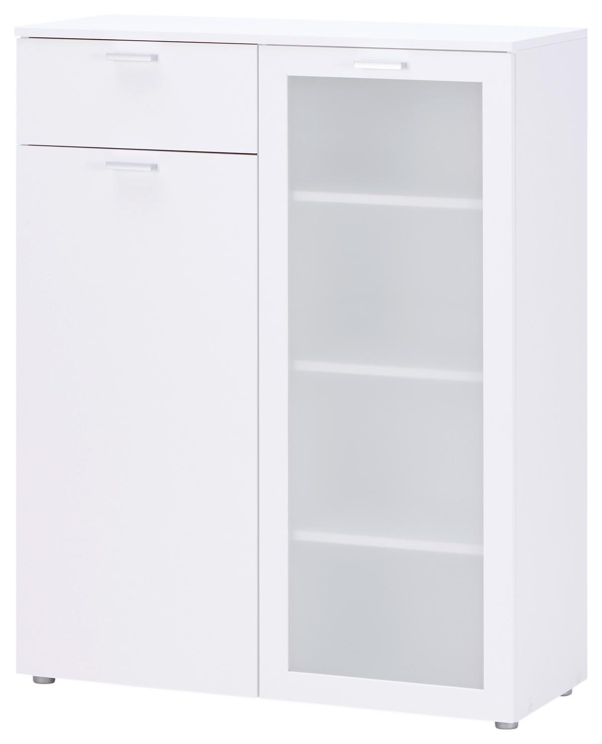 Kommode Xeno in Weiß - Weiß, KONVENTIONELL, Holzwerkstoff/Kunststoff (90/115/37cm) - Mömax