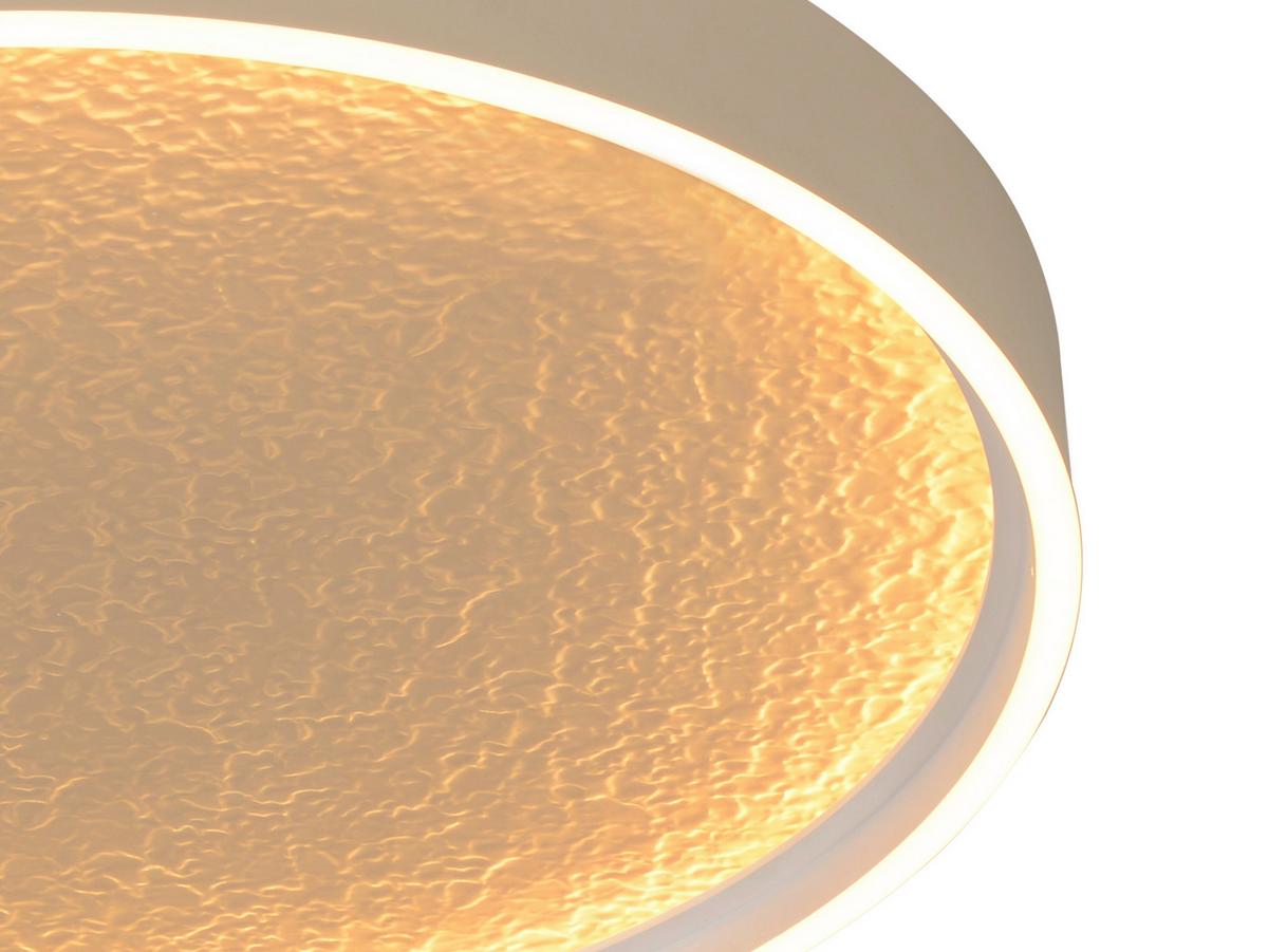 LAMPA SUFITOWA LED 9069-113L BORMES - kolor piaskowy, Basics, tworzywo sztuczne/metal (60/6,5cm)