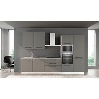 Blok Kuhinja S Aparatima Line 330 - siva/crna, Konvencionalno, drvo/metal (330/216-240/60cm)