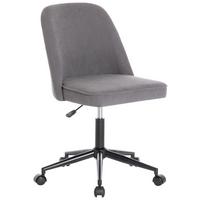 Scaun rotativ BEETLE -EXKLUSIV- - negru/gri, Modern, plastic/lemn (48/85-94/56cm) - Modern Living