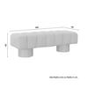 SITTBÄNK ALINA - ljusbrun/naturfärgad, Modern, trämaterial/trä (140/45/45cm) - Bessagi Home