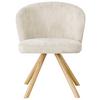 STOL FRIDA - beige/ekfärgad, Modern, metall/trä (57/76/57cm) - Mömax