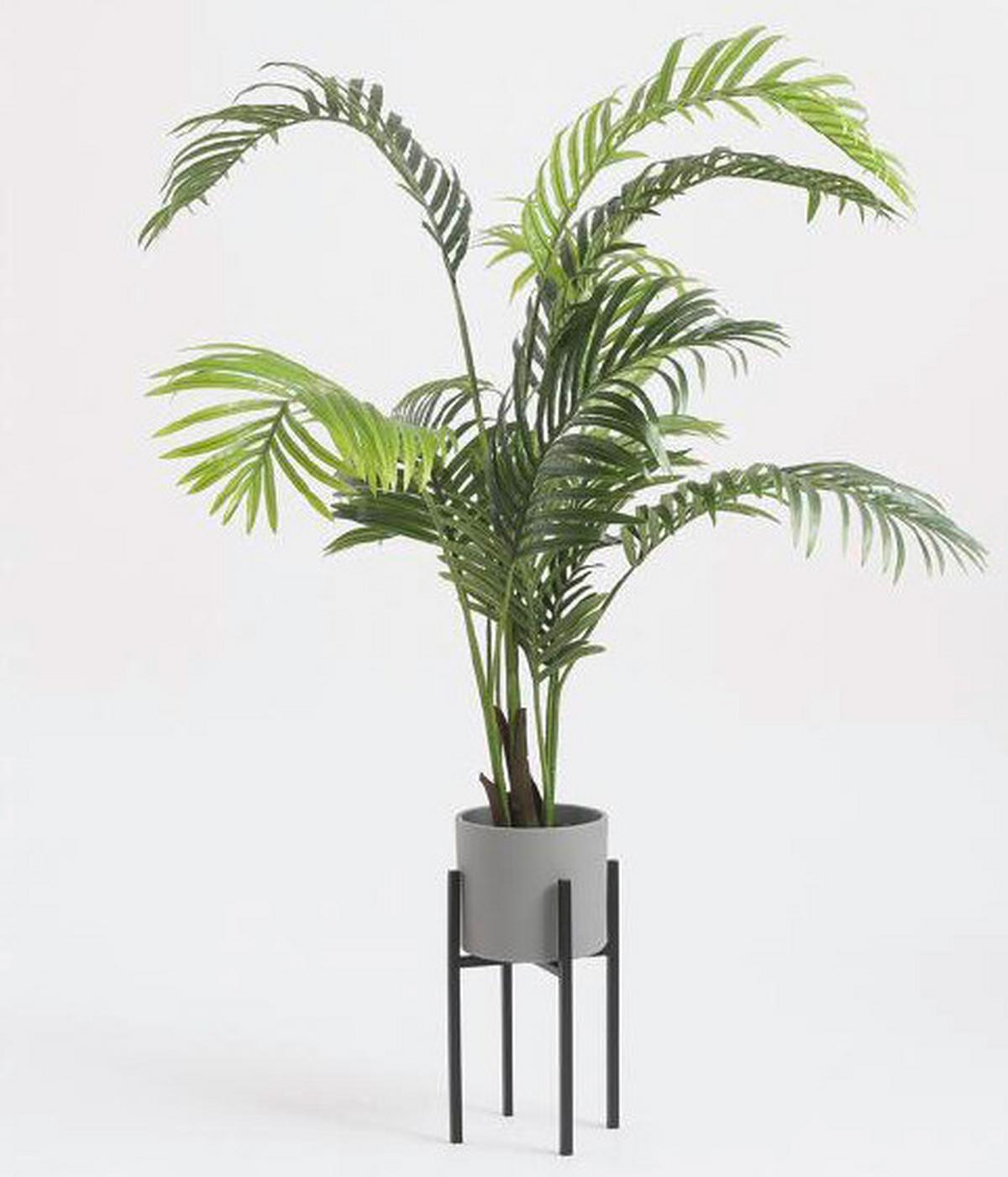 Suport pentru ghiveci plante SOLIDO - negru, Basics, metal (16,5/25cm) - Modern Living
