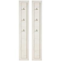 PANEL DO PRZEDPOKOJU CAMRON - biały/kolor piniowy, Lifestyle, materiał drewnopochodny (27/162/2,5cm) - Hom`in