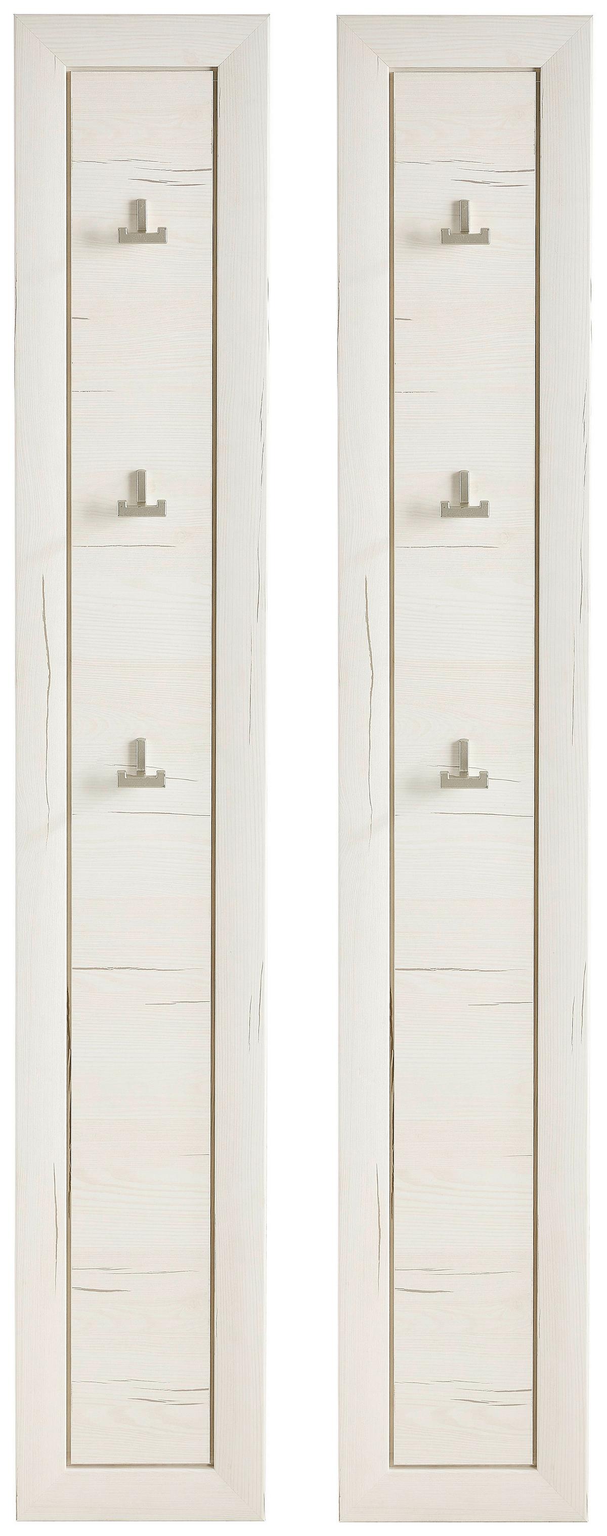 PANEL DO PRZEDPOKOJU CAMRON - biały/kolor piniowy, Lifestyle, materiał drewnopochodny (27/162/2,5cm) - Hom`in