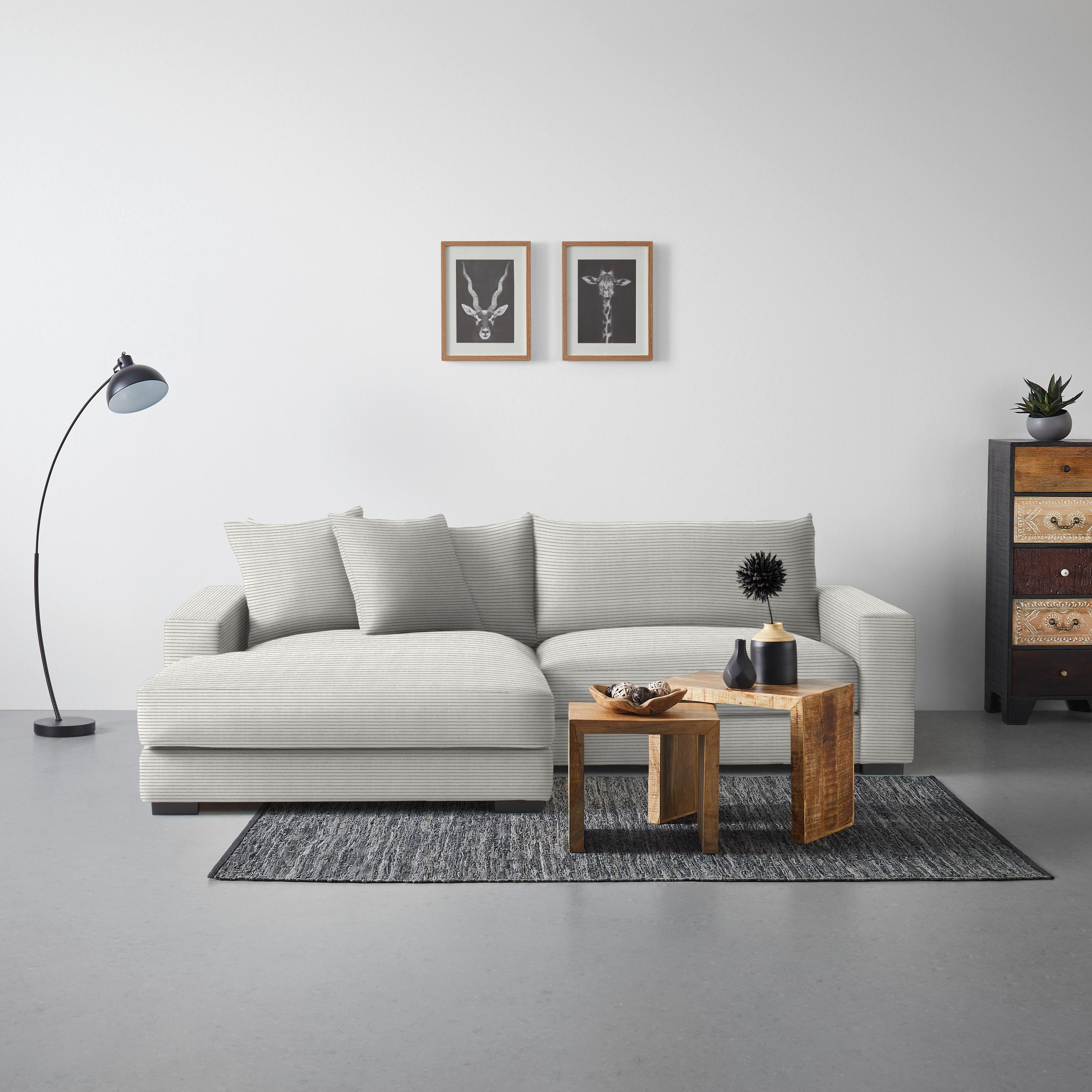 Ecksofa Pedro Beige - Beige, MODERN, Textil (180/83/265cm) - Mömax
