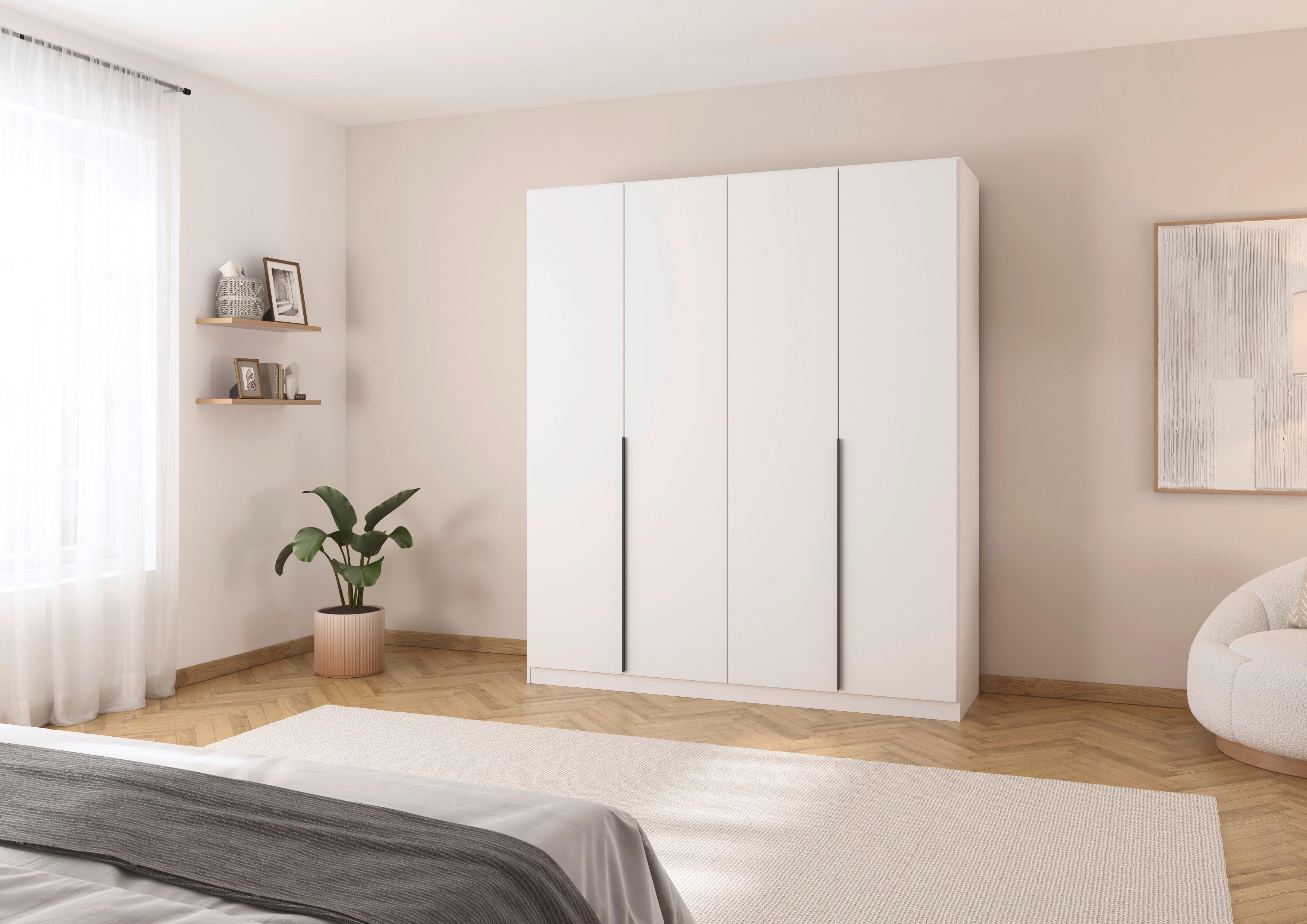 Ormar S Klasičnim Vratima Alabama - bijela/siva, Moderno, drvni materijal/metal (181/229/54cm) - Modern Living