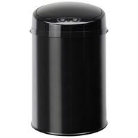Koš Za Smeti Sensor, 9 L - črna, Moderno, kovina/umetna masa (24,5/37,5cm) - Echtwerk