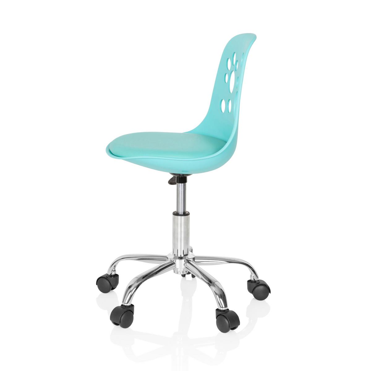 Mladinski Vrtljivi Stol Fancy I, Turkizna - turkizna, Moderno, umetna masa/tekstil (40/72-82/44cm) - MID.YOU