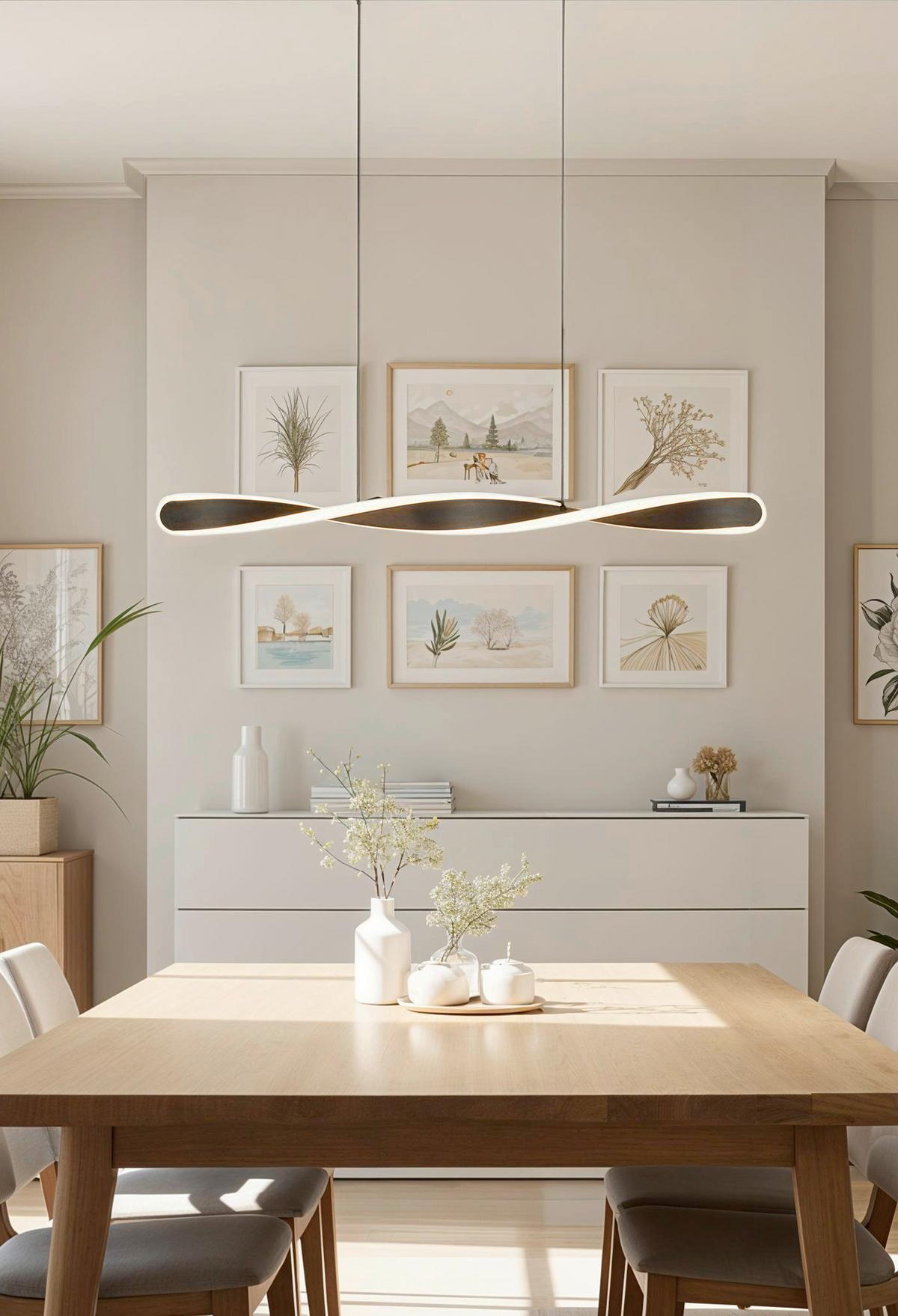 LAMPA WISZĄCA LED HENDERSON *SBN* - czarny, Design, tworzywo sztuczne/metal (89/6/150cm) - Novel