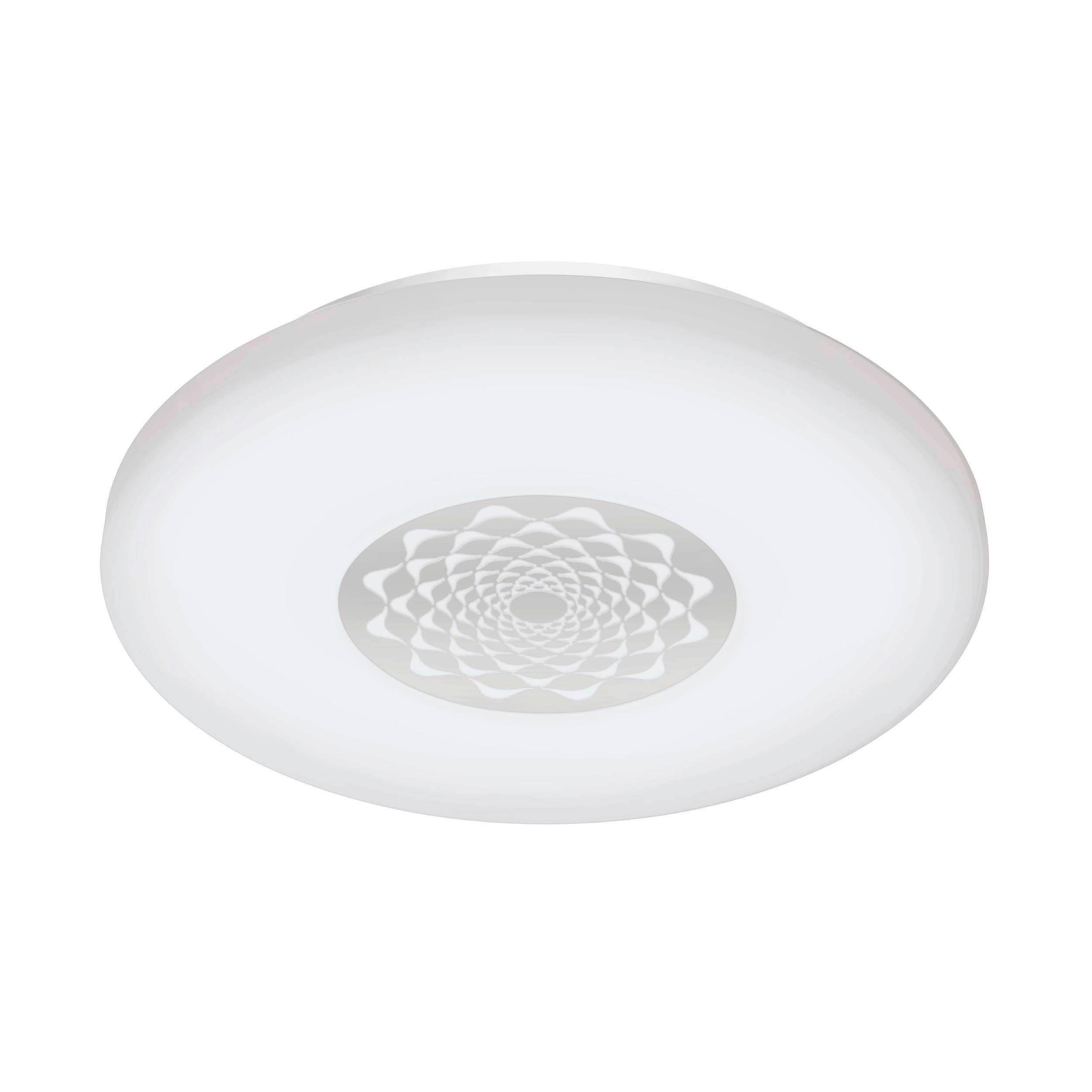 Deckenleuchte 900008* Capasso-Z - Chromfarben/Weiss, Basics, Kunststoff/Metall (34/7cm) - Eglo