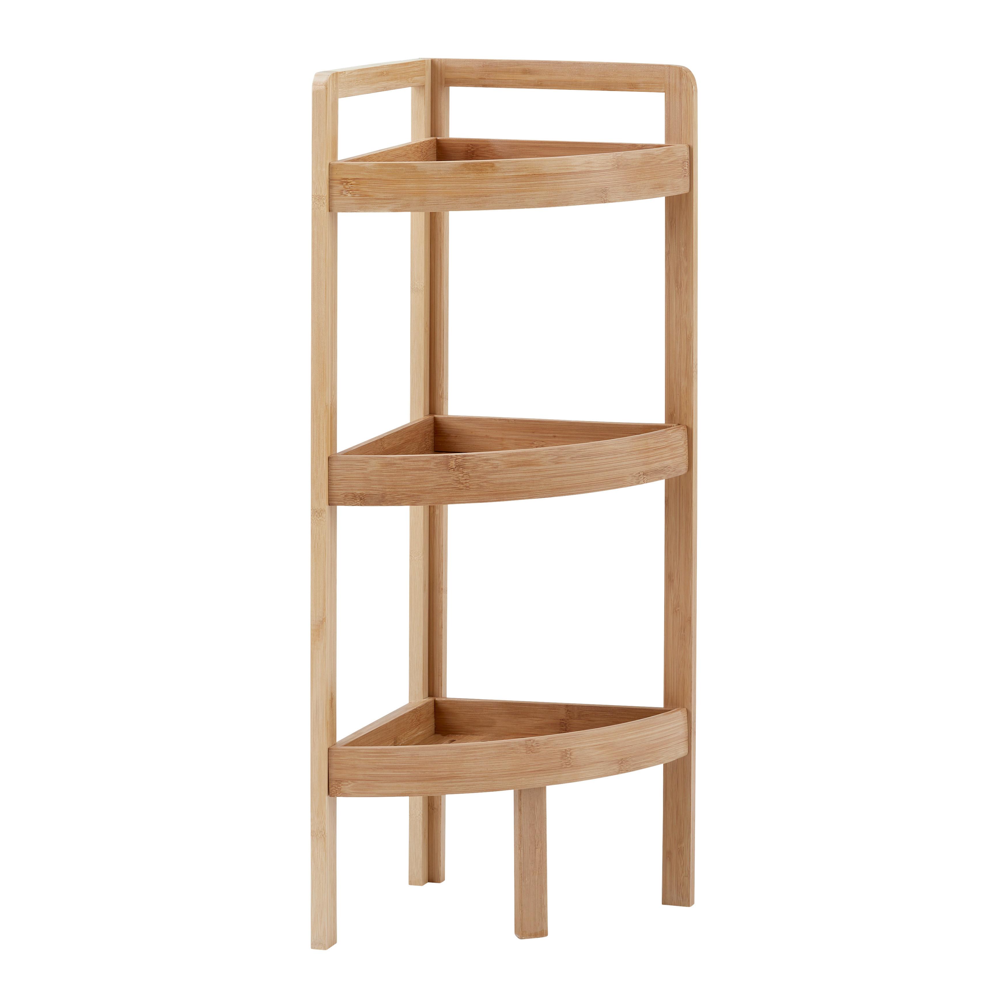 Regal Bonny, Bambus - naravne barve, Moderno, naravni materiali (29/85/29cm) - Bessagi Home
