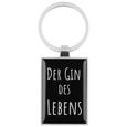 Schlüsselanhänger Gin verschiedene Dessins - Schwarz/Weiß, Design, Metall (5/3cm) Schlüsselanhänger Gin verschiedene Dessins - Schwarz/Weiß, Design, Metall (5/3cm)