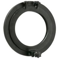 Decorațiune de perete Bully - negru, Design, sticlă/metal (26cm) - Modern Living