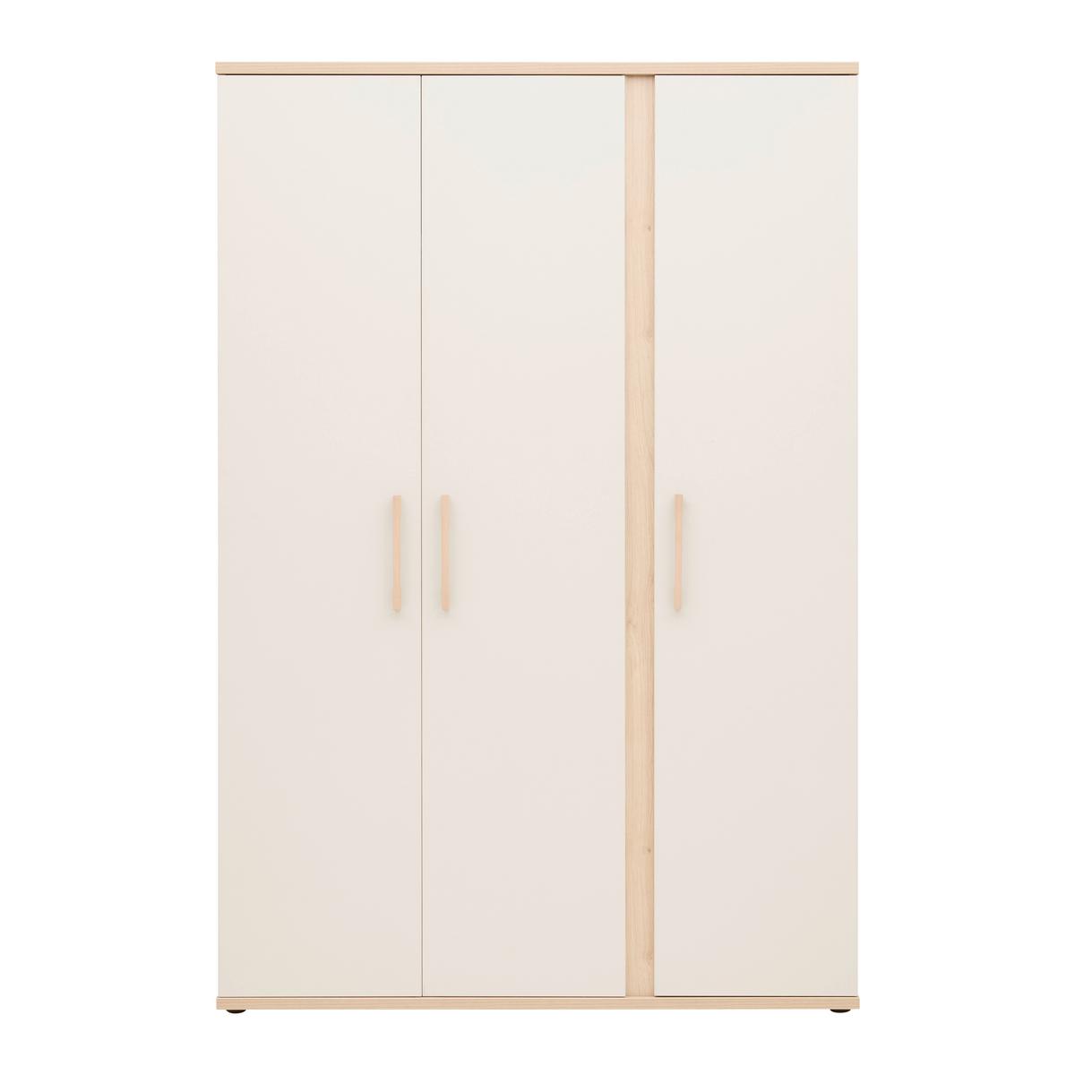 Kleiderschrank Dolce Bambino Kaschmirfarben - Kaschmir, KONVENTIONELL, Holz/Holzwerkstoff (135/200/55cm) - Roba