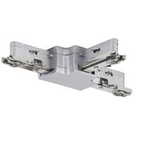 Schienensystem-Verbinder T-Verbinder in Chromfarben - Chromfarben, Design, Metall (10,4/1,8/6,2cm) - Paulmann