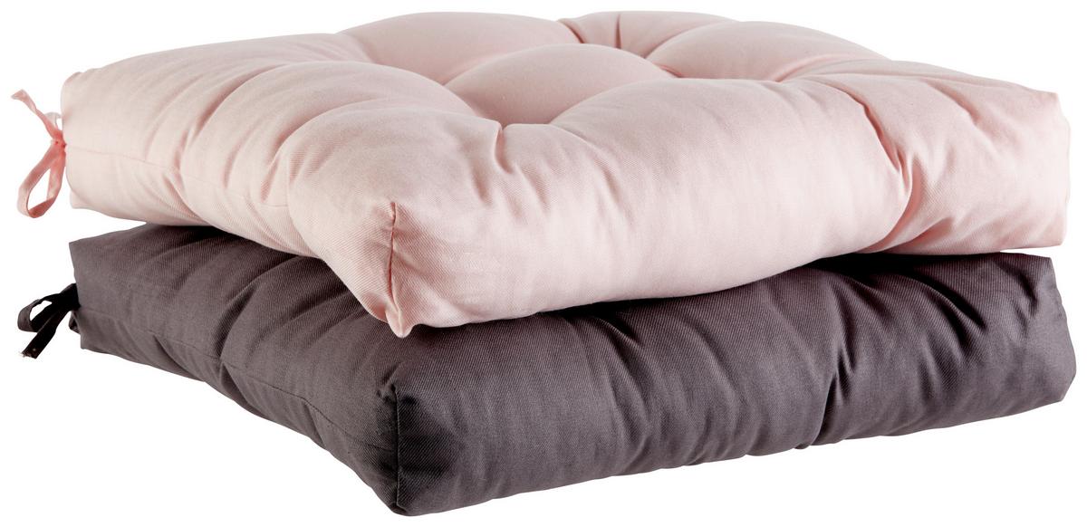 Pernă pentru șezut Elli - antracit, Konventionell (40/40/7cm) - Mömax