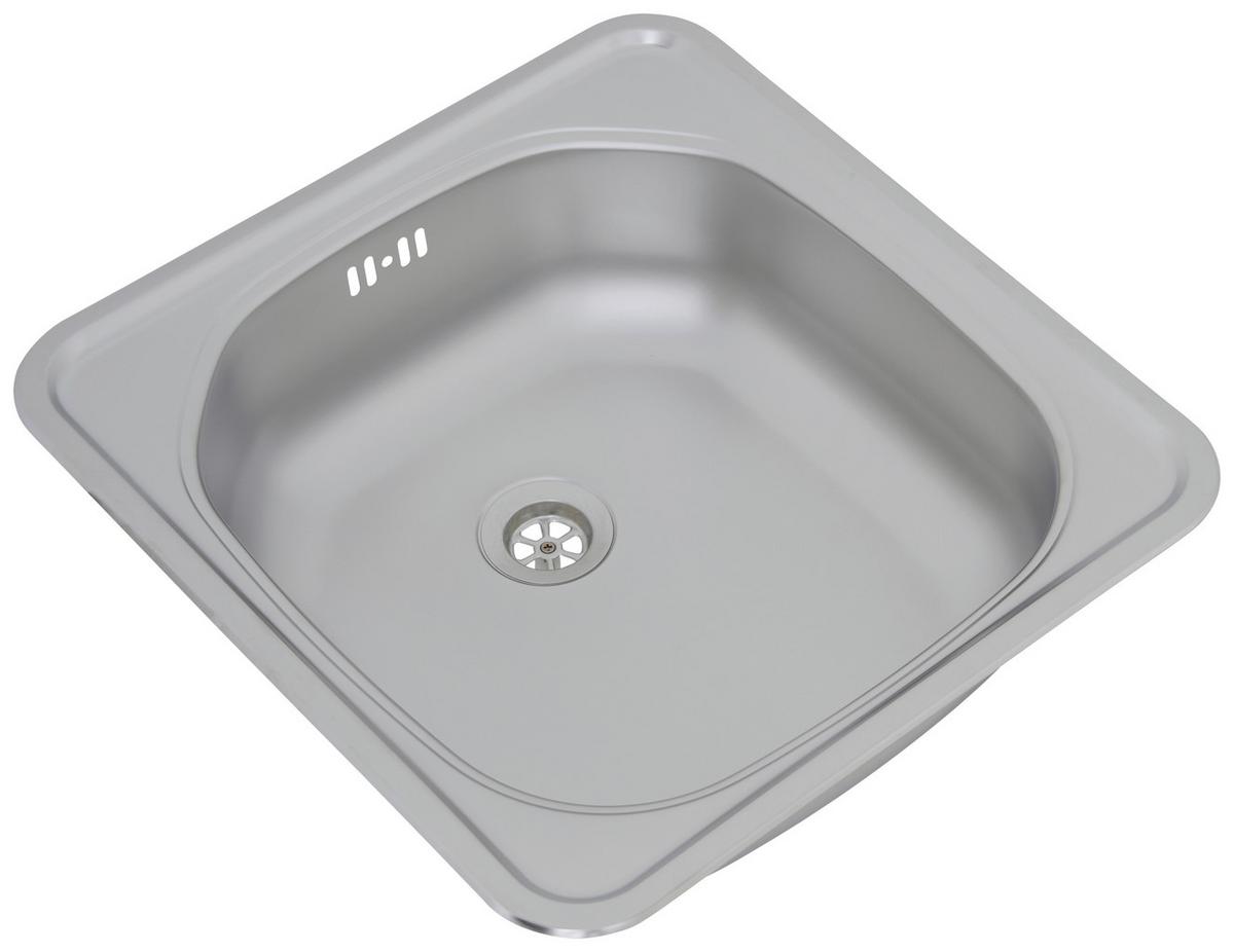 Pomivalno Korito Dallas, 46,5x43,5cm - barve nerjavečega jekla, Basics, kovina (46,5/15,5/43,5cm) - Respekta