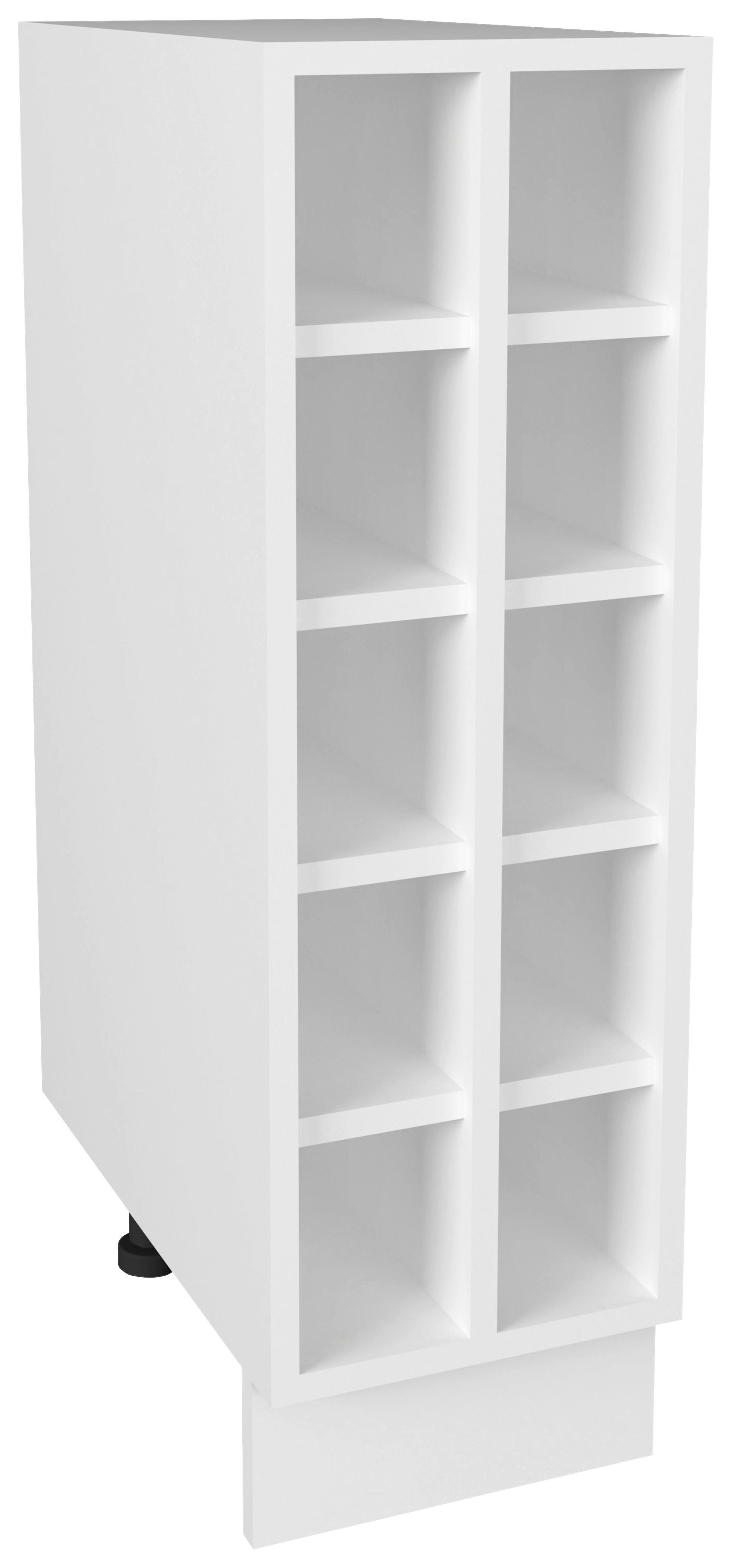 Kuhinjska Spodnja Omarica Esilo, Bela - bela, Design, leseni material (25/82/44cm) - MID.YOU