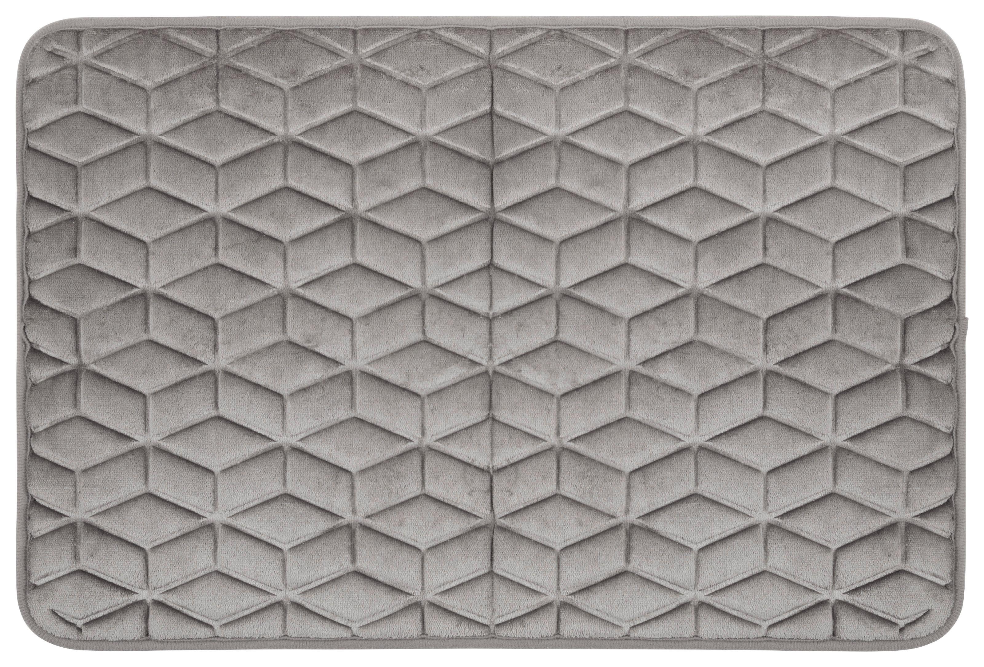 Covoraș de baie CONNY - gri, Konventionell, textil (40/60cm) - Modern Living