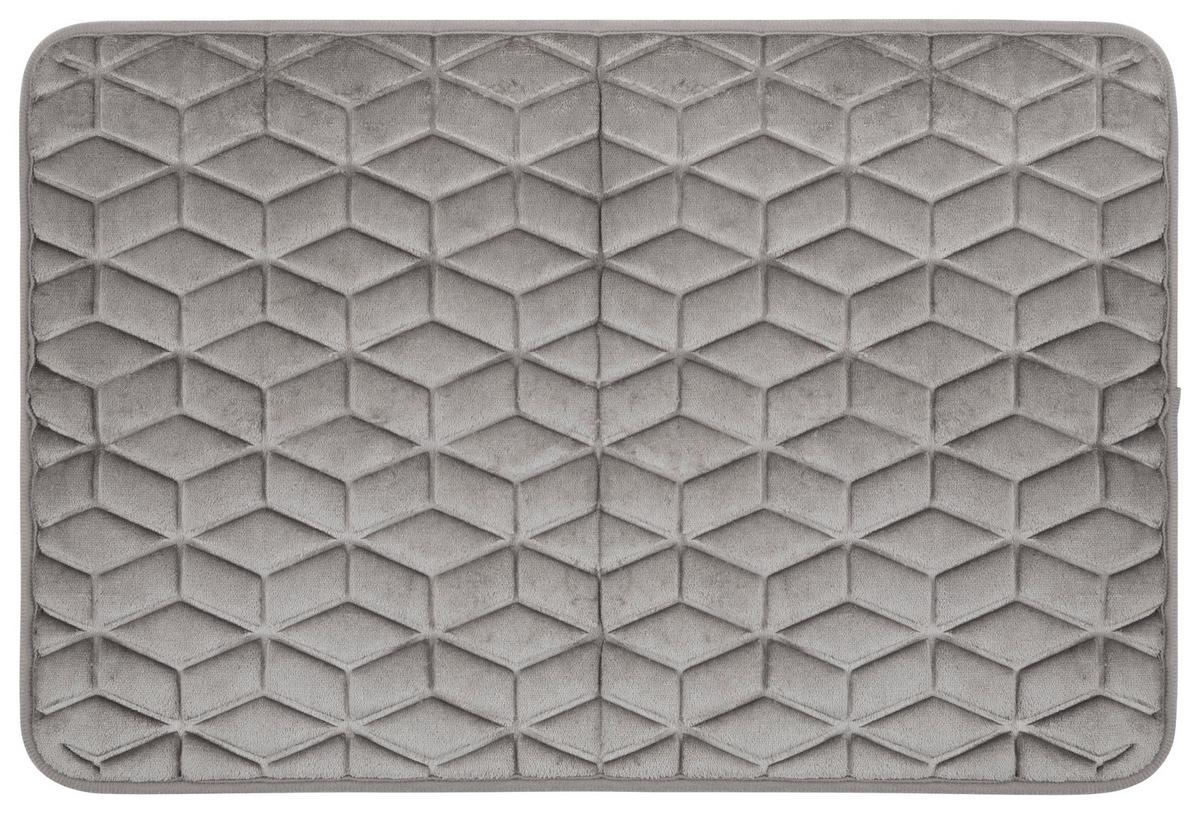 Covoraș de baie CONNY - gri, Konventionell, textil (40/60cm) - Modern Living