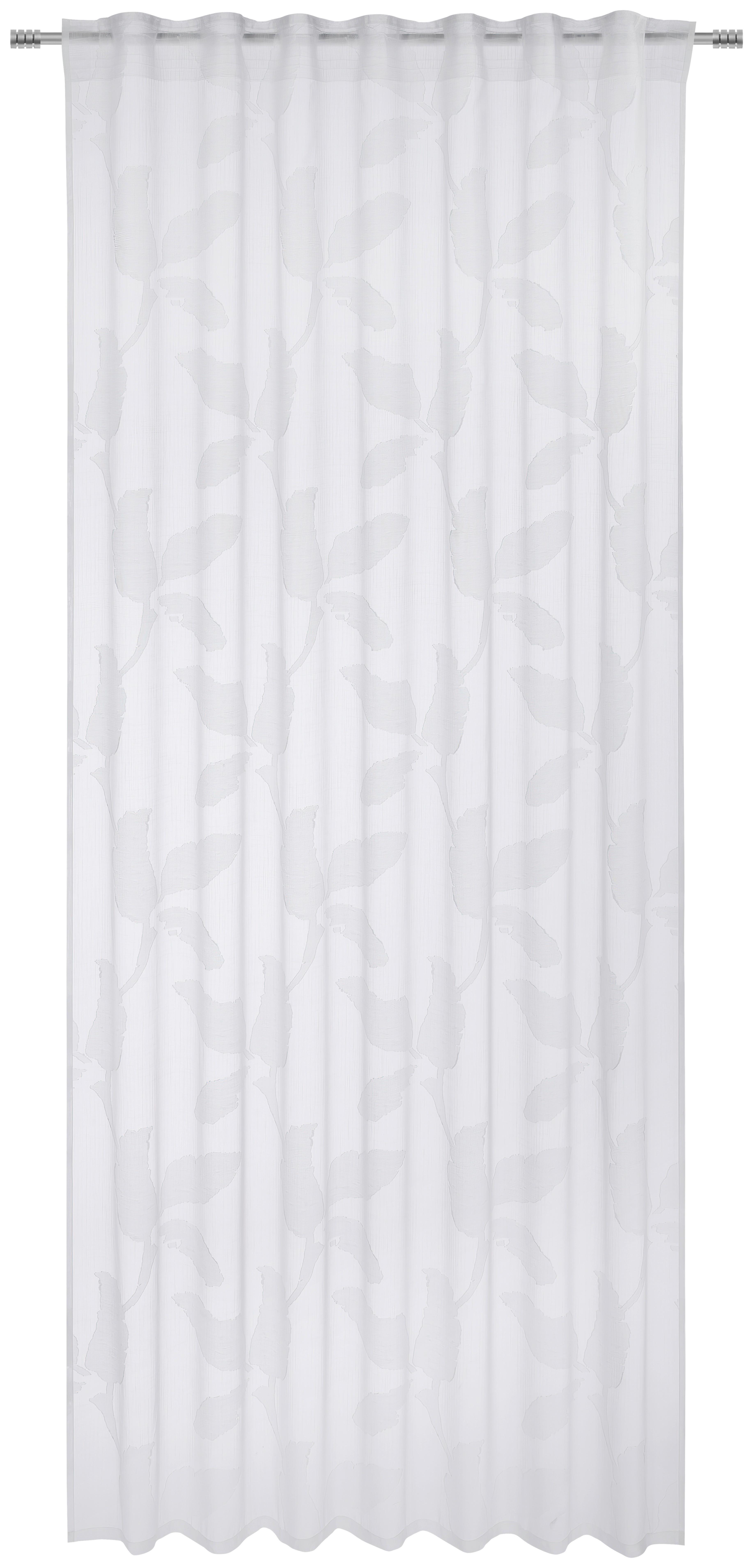 ZASŁONA GOTOWA TATLI - biały, Basics, tworzywo sztuczne (140/245cm) - Esposa