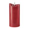 LED-Kerze Sven Dunkelrot - Dunkelrot, KONVENTIONELL, Naturmaterialien (7/15cm)