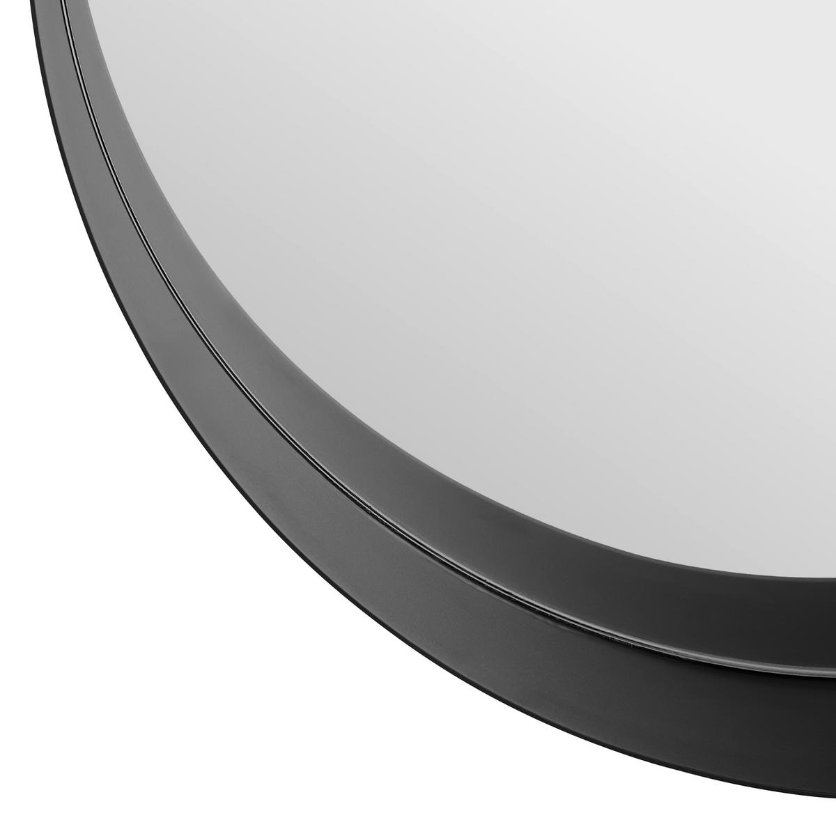 LUSTRO ŚCIENNE CAIPI - czarny, Trend, metal/szkło (40/40/8cm) - Landscape