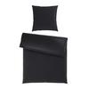 Bettwäsche Xenia Uni Schwarz ca. 135x200cm - Schwarz, MODERN, Textil (135/200cm) - Premium Living