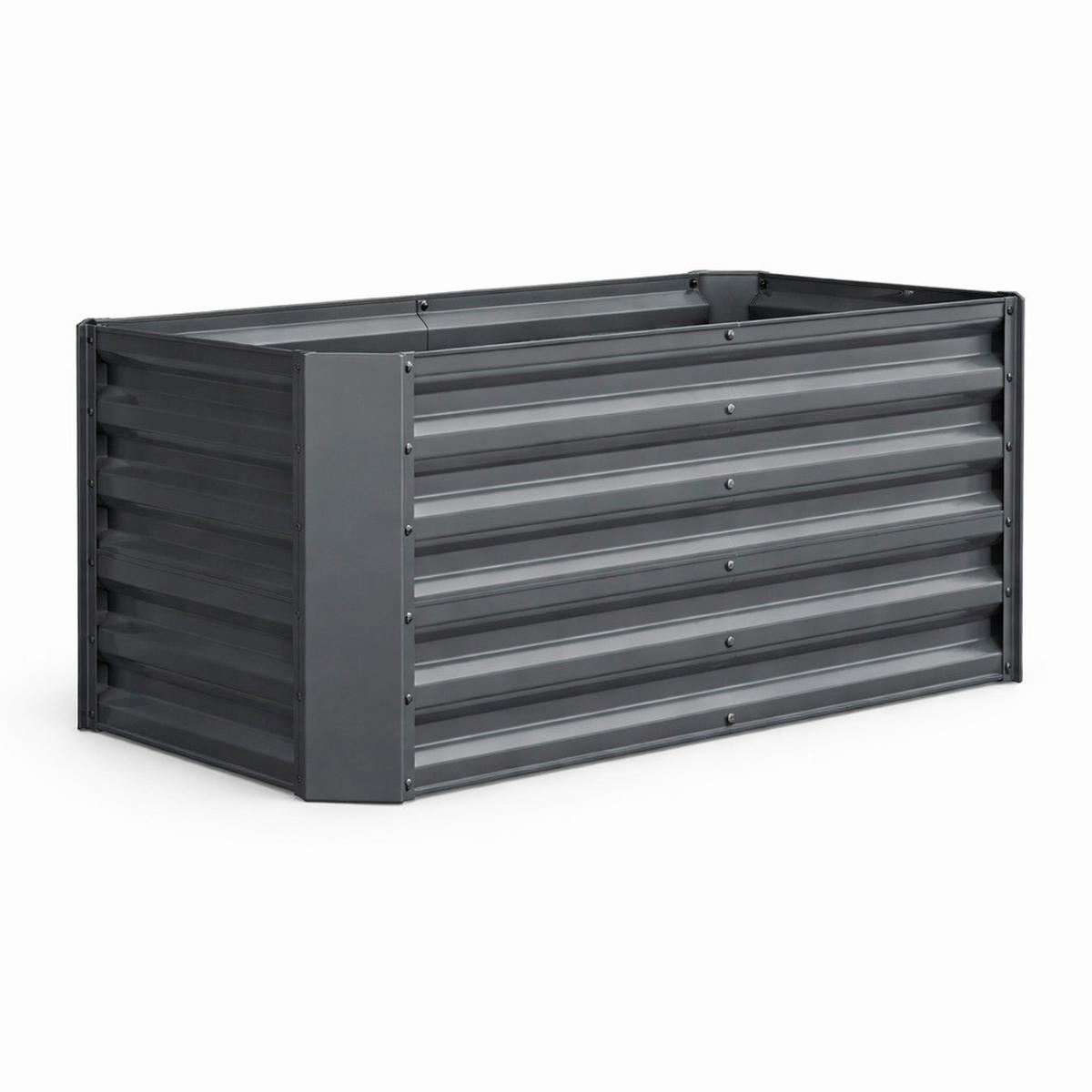 Hochbeet Vcm Beet "galdo L" - Schwarz, Modern, Metall (120/57/60cm)