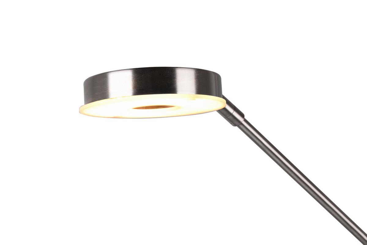 LED-Stehleuchte Barrie Nickelfarben max. 32 Watt - Nickelfarben, Design, Metall (181/30cm) - Trio Leuchten