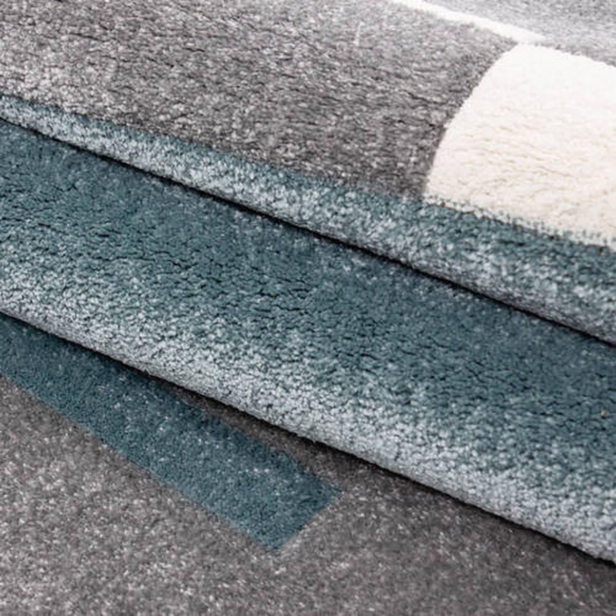 Flachwebeteppich Hawaii Blau ca. 240x340cm - Blau, Basics, Textil (240/340cm) - Novel