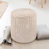 HOCKER WL7.428 - Beige, Basics, Textil (40/45/40cm) - Livetastic
