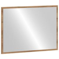 Oglindă ALADIN - culoare lemn stejar, Modern, sticlă/material pe bază de lemn (80/60/16cm) - Modern Living