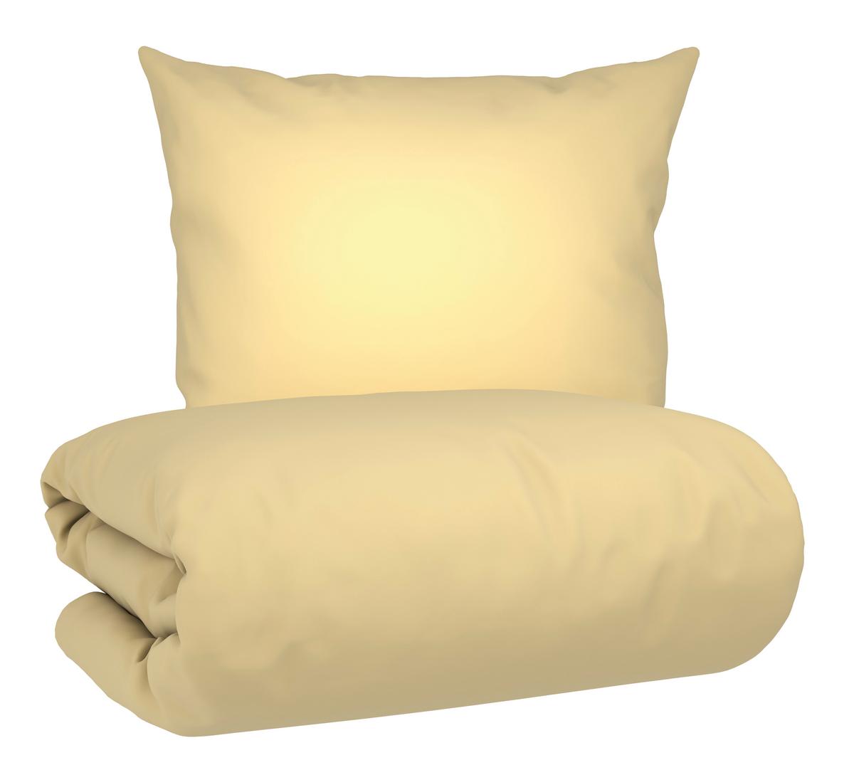 Bettwäsche Elena Gelb ca. 135x200cm - MODERN, Textil (135/200cm) - Mömax