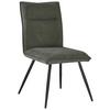 Stuhl Nova Grün - Schwarz/Grün, MODERN, Textil/Metall (63/47/88cm) - Premium Living