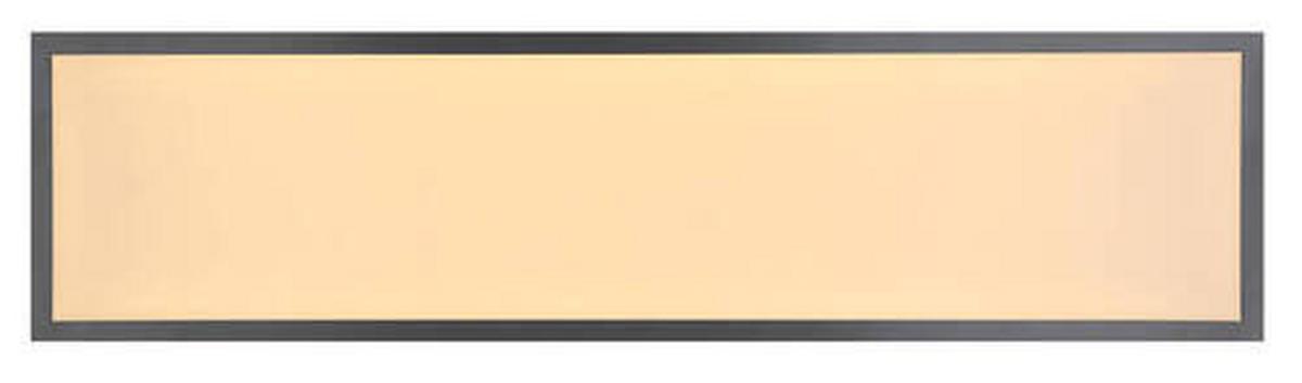 LED-Deckenleuchte Doro max. 24 Watt - Opal/Graphitfarben, Basics, Kunststoff/Metall (80/20/7,5cm)