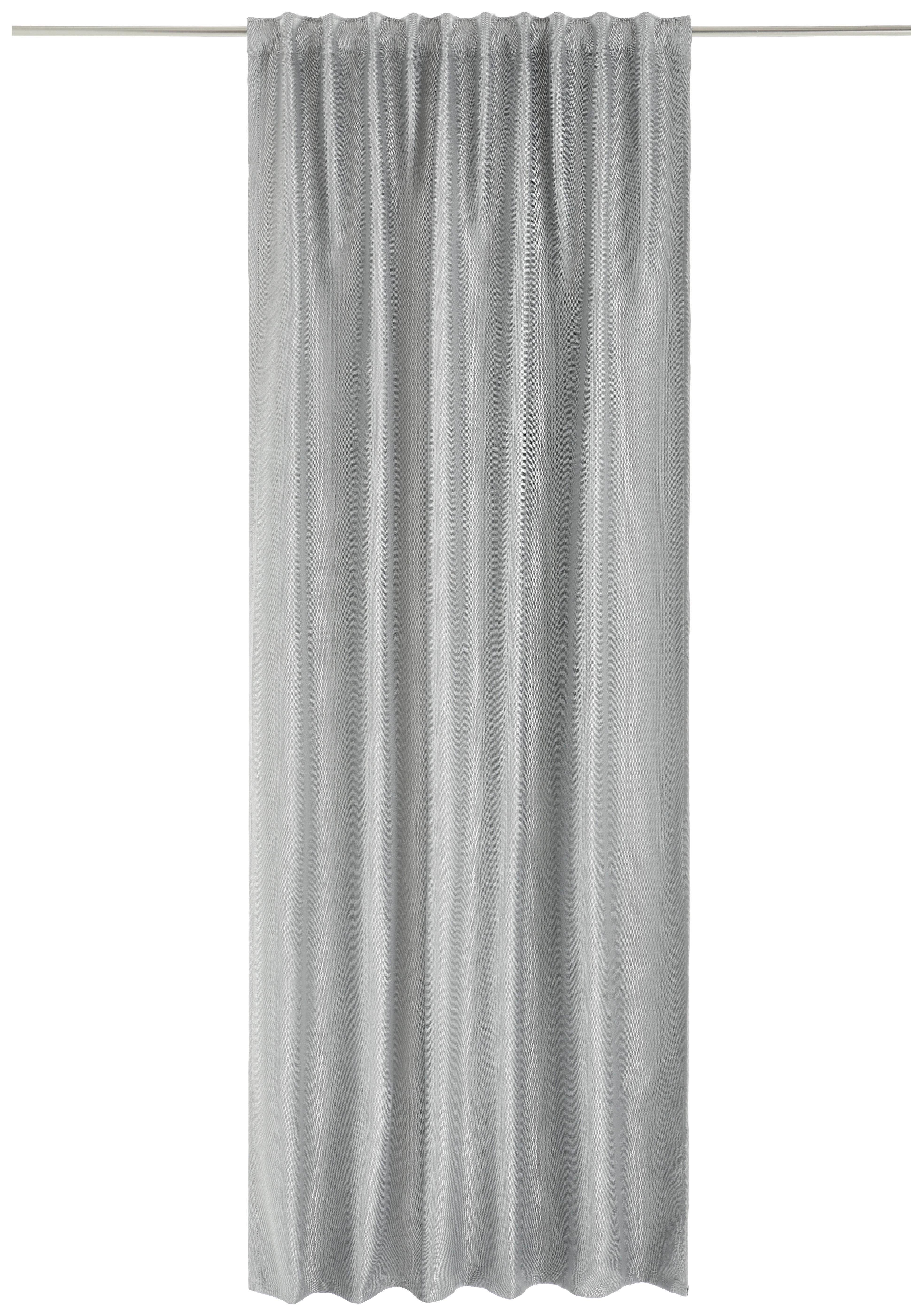 ZASŁONA GOTOWA CAVA - kolor srebrny, Konventionell, tkanina (140/245cm) - Dieter Knoll