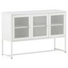 SIDEBOARD MALLA - Weiß, Design, Metall (120/80/40cm) - Livetastic