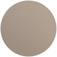 Untersetzer Jette aus Leder Ø ca. 10cm - Grau, Leder (10cm) - Premium Living