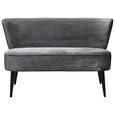 Sitzbank in Grau 'Lord' 3-Sitzer - Schwarz/Grau, Trend, Holz/Holzwerkstoff (179/83/75cm) - Livetastic Sitzbank in Grau 'Lord' 3-Sitzer - Schwarz/Grau, Trend, Holz/Holzwerkstoff (179/83/75cm) - Livetastic