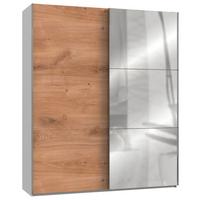 Ormar S Kliznim Vratima Level 36 A - bijela/boje hrasta, Moderno, drvni materijal/metal (200/236/65cm) - MID.YOU