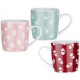 Kaffeebecher Teresa Verschiedenen Farben - Blau/Pink, ROMANTIK / LANDHAUS, Keramik (8/8,1cm) - Mömax modern living