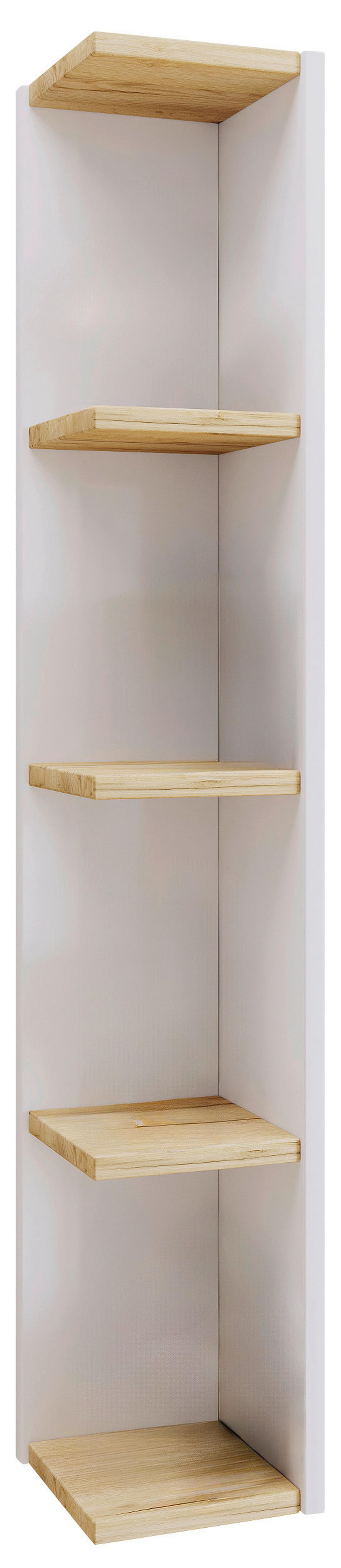 ECKREGAL HONSA - Honigeiche/Weiss, Design, Holzwerkstoff (15/97/17cm) - MID.YOU